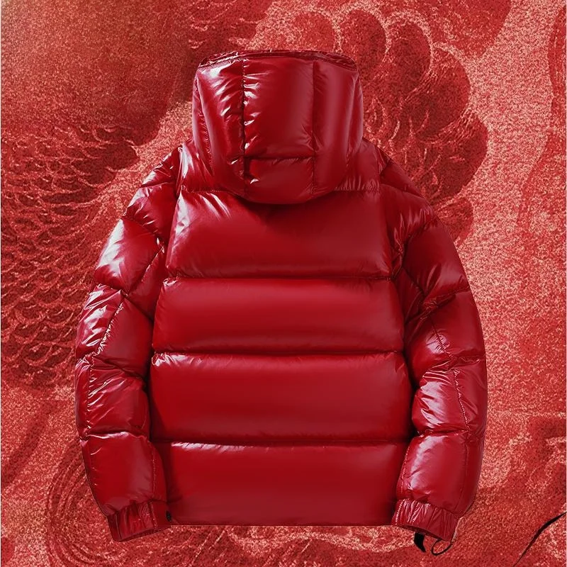 [Outlets] Официальный флагманский магазин пуховик Mengkou с высоким бархатным