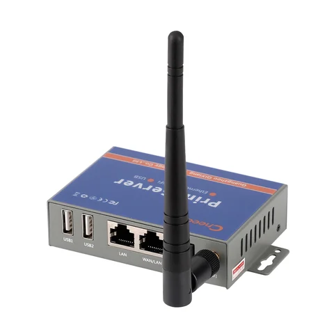 Беспроводной сервер печати CR202 с 2 USB-портами для офисного домашнего принтера - изображение