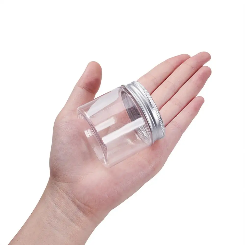 20Pcs/set Transparent Plastic Bead Containers 30ml Column Jewelry Storage Boxes Small Parts Crafts Packaging Jars