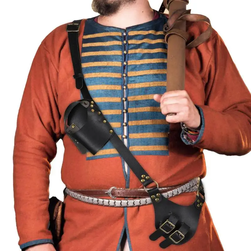 

Knight Scabbard Belt Medieval Retro Popular Shoulder Strap Rapier Sheath Belt For Role-Playing Disguise Stage Performance Props