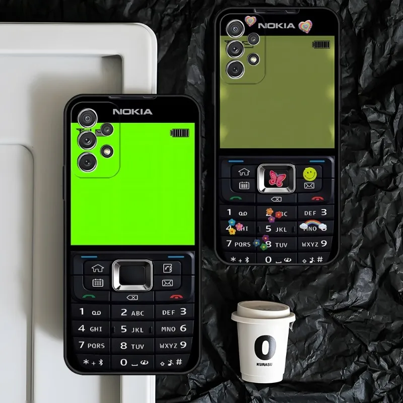 

Retro Old Nostalgia Nokia Phone Case For Samsung Note 20 Ultra Plus Pro 10 9 8 J 7 Prime M 80s 51 52 30 30S 31 32 40 20 8 6