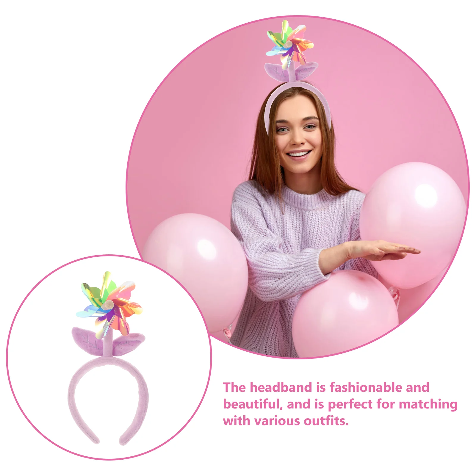 3 шт./упаковка Женская пластиковая ветряная мельница