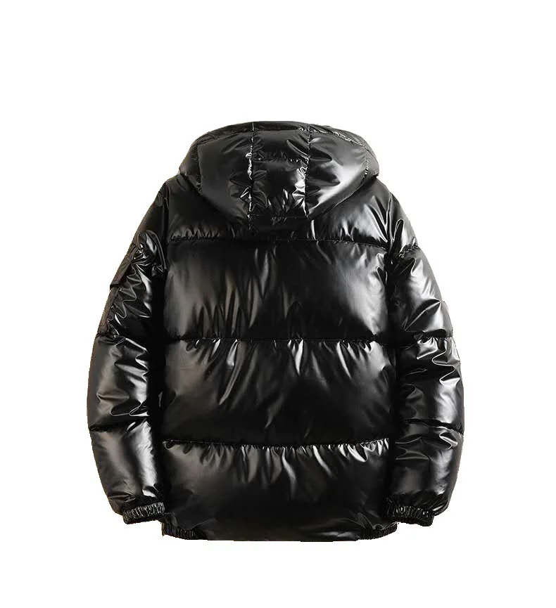 2023 Fashion Thickened Hooded Loose Light Face Cotton Coat Men Wide Hong Kong Style Loose Casual Bread Coat Winter Coat Coats