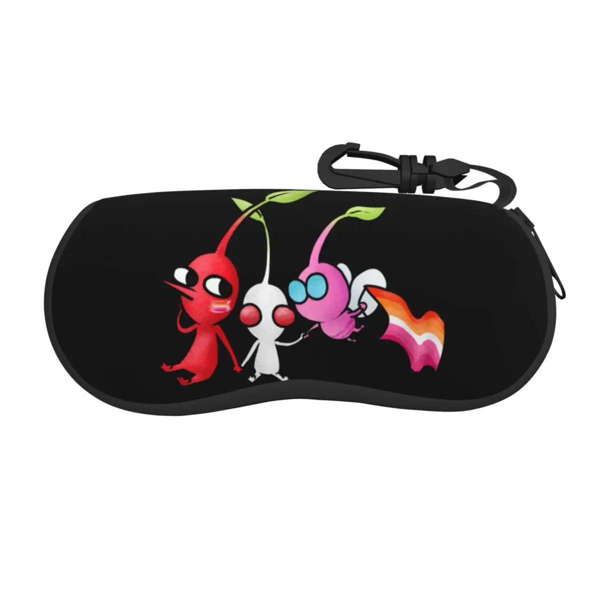 

Strategy Video Games Pikmin Shell Eyeglasses Protector Cases Fashion Sunglass Case Cartoon Animation Glasses Bag