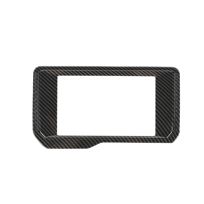 

Center Console Navigation Frame Panel Cover Trim Sticker Accessories for Ford Bronco 2021 2022, ABS Carbon Fiber