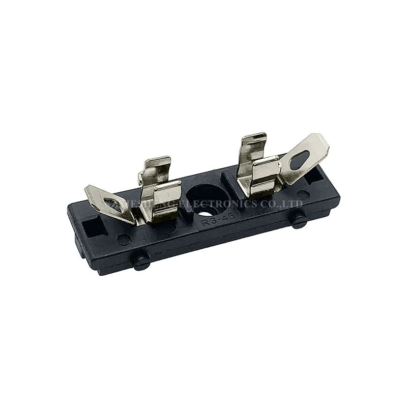 

5 шт. R3-45 5*20/6*30 мм держатель предохранителя 10A250V монтаж на панели высокая термостойкость основание предохранителя с трубковым предохранителем 5*20 мм/6*30