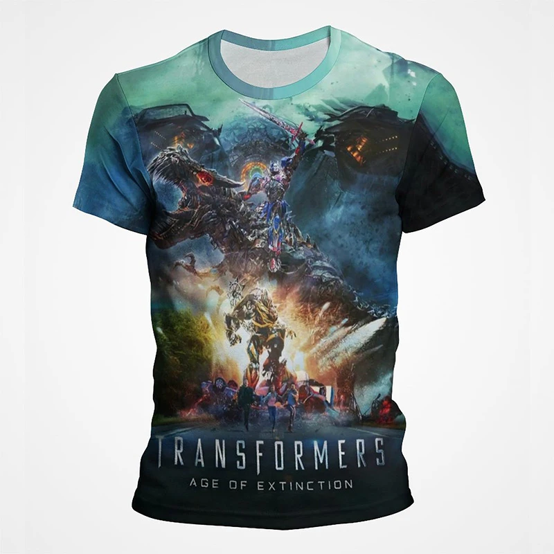 

Transformers Bumblebee Optimus Prime 3D Print Short Sleeve Men Women Children Casual Streetwear T shirt Boy Fashion Cool T-shirt