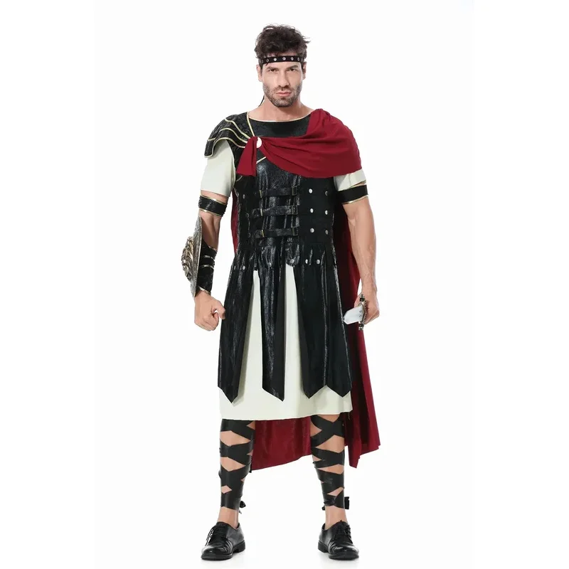 Средневековый римский королевский рыцарь-воин косплей костюм на Хэллоуин для