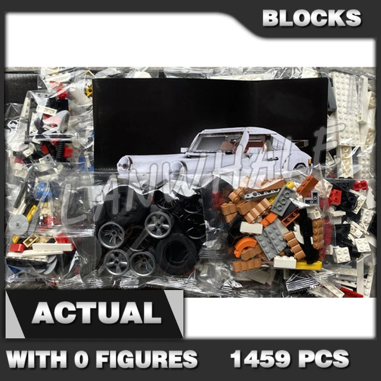 

1459pcs Super Sports Racing Car Retro Convertible Turbo Orange Nougat 60031 Building Blocks Sets Compatible With Model