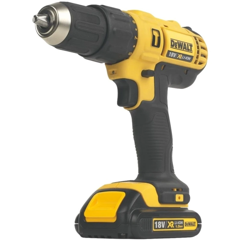 Дрель шуруповерт аккумуляторная DeWalt DCD776S2 (Подсветка рабочей зоны индикатор