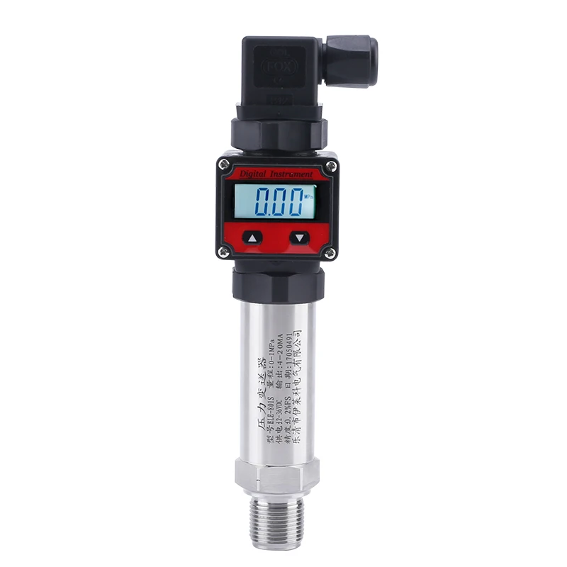 

ELECALL Water oil fuel gas air pressure transmitter Sensor 4-20mA 0.5% 0-600bar Optional Stainless steel Transduser Sensor