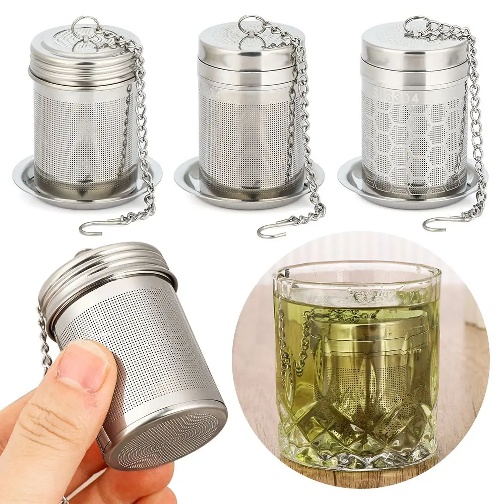 

Brew Tea 304 Stainless Steel Kitchen Tool Extended Chain Hook Tea Strainers Loose Leaf Tea Diffuser Loose Tea Steeper