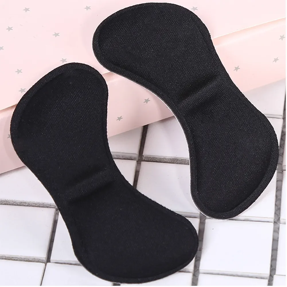 Pair Heel Liner Shoe Heel Insoles Pain Relief Cushion Anti-Wear Adhesive Feet Care Pads Heel Sticker Grips Crash Insole Patch