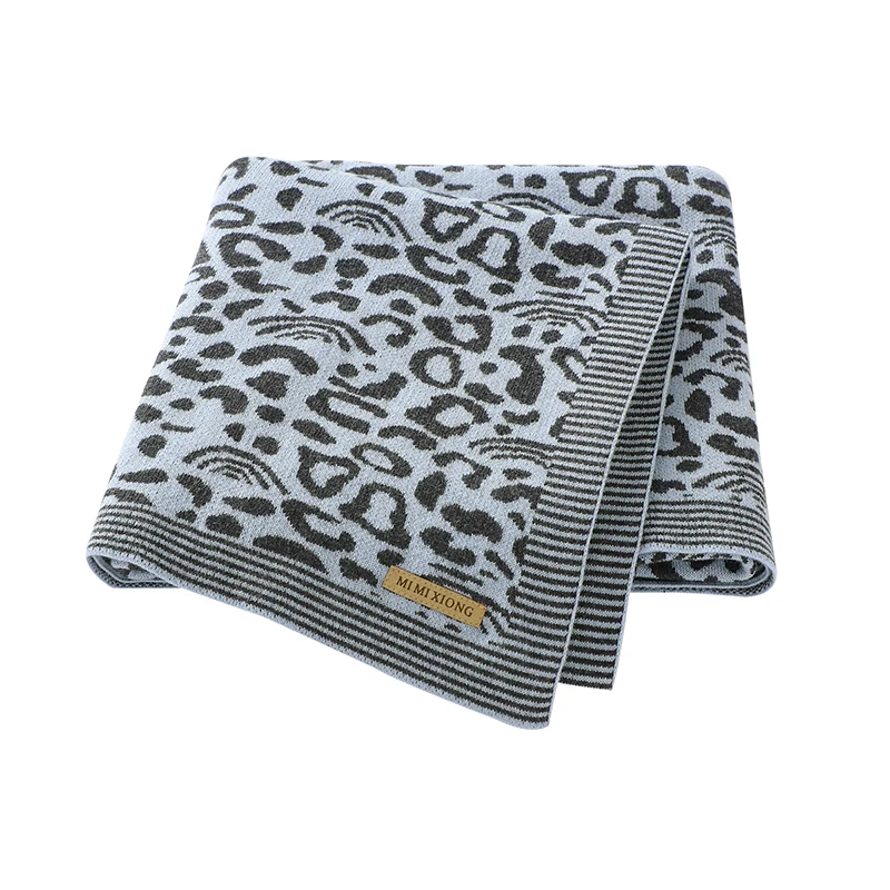 

Newborn Baby Blankets Knitted Infant Girl Boy Cotton Stroller Bedding Swaddle Wrap Plaid 100*80cm Toddler Outdoor Throwing Quilt