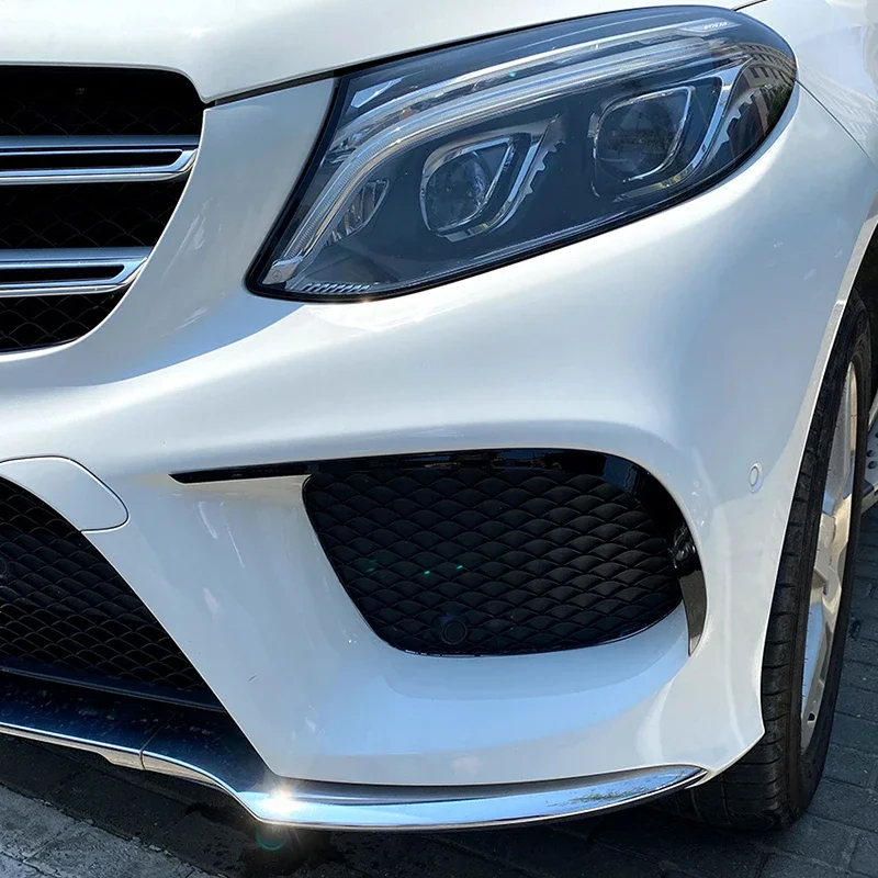 Передний бампер автомобиля для Mercedes-Benz GLE-Class W166 C292 2015-2018 AMG сплиттер спойлеры утка