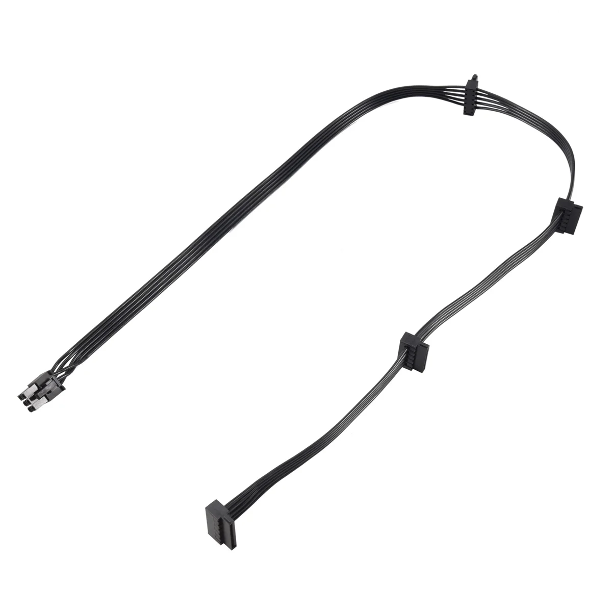 PCIe 6-контактный штекер к 4 SATA кабель питания для Seasonic Focus +/ MK3/ FX/ P серии 850PX 750PX 650PX 550PX