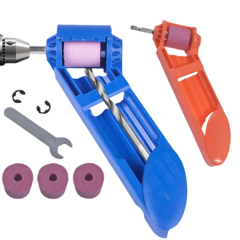 

2-12.5mm Drill Bit Sharpener Portable Corundum Grinding Wheel Titanium Drill Grinder Twist Drill Bit Sharpening Machine