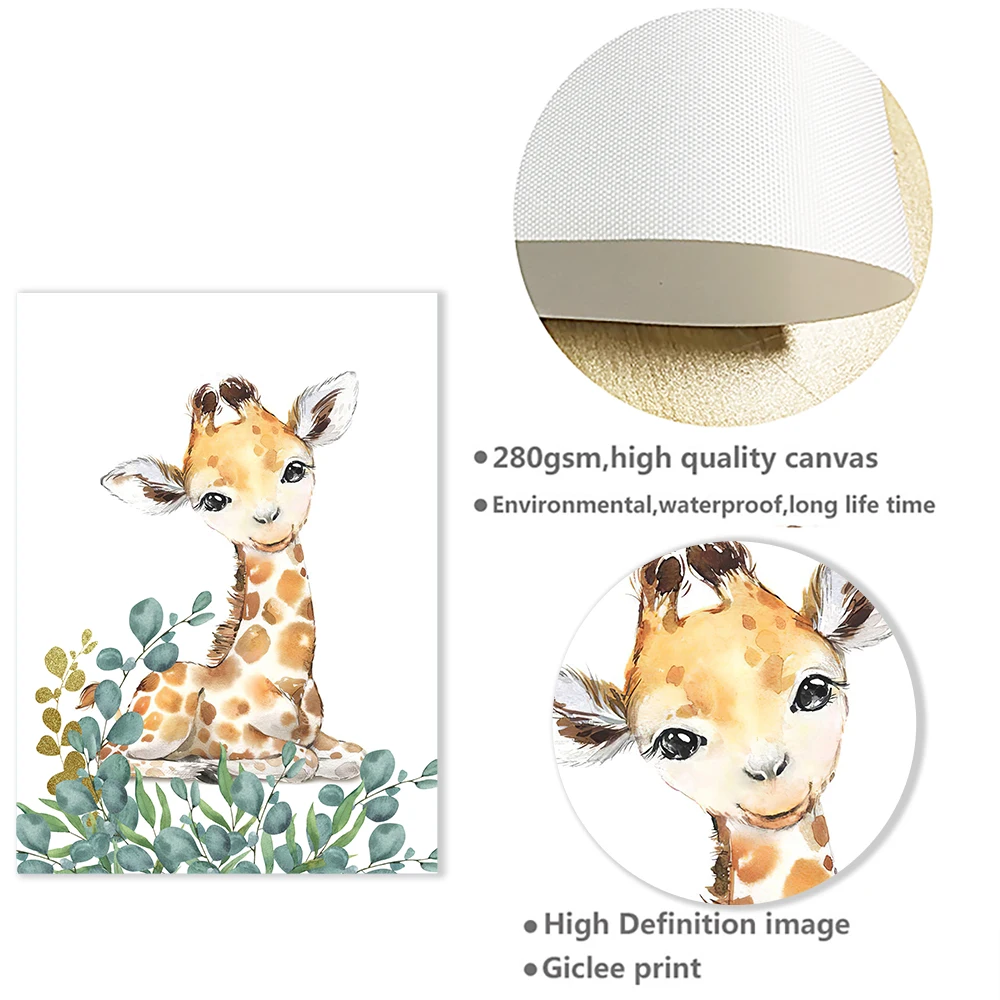 Детская Настенная картина с изображением Льва на заказ настенные картины в