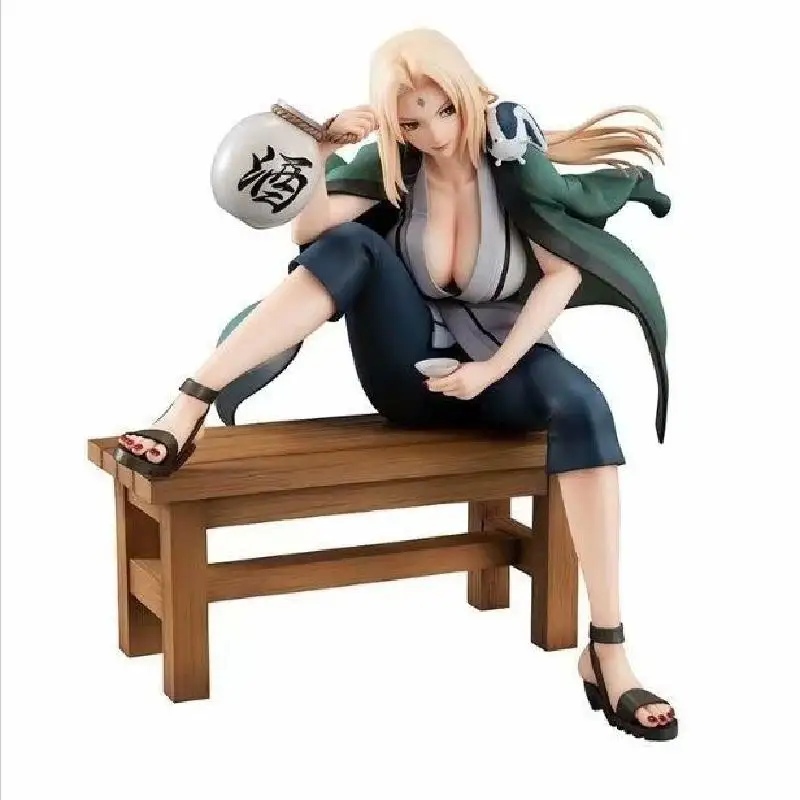 

Naruto GEM Sannin Drinking Thousand Hands Tsunade Boxed Figures Models Dolls Collectibles Small Ornaments Holiday Gifts