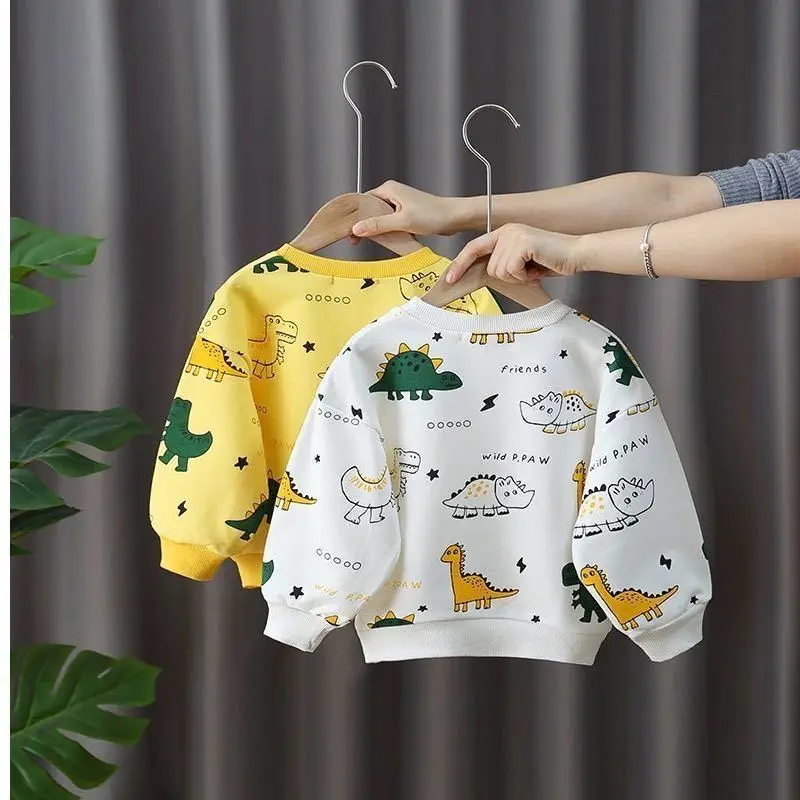 

Детская одежда свитер детский осенний свитер с бархатной подкладкой с Длинными Рукавами Летняя тонкая хлопковая футболка с короткими рука...