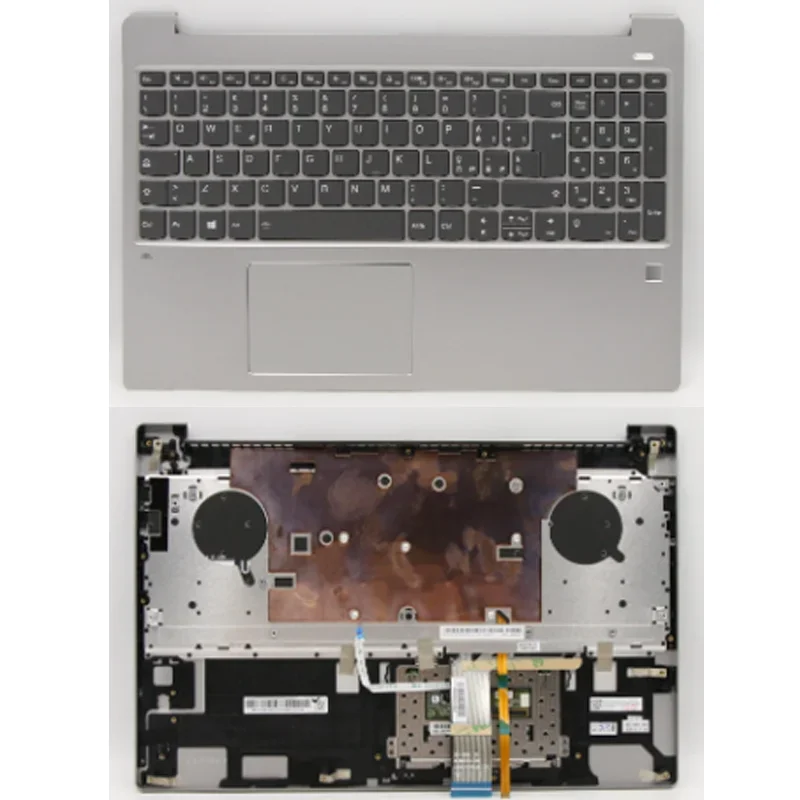Детали для ноутбука Lenovo 720S-15IKB подставка рук верхняя крышка корпуса C серебристая