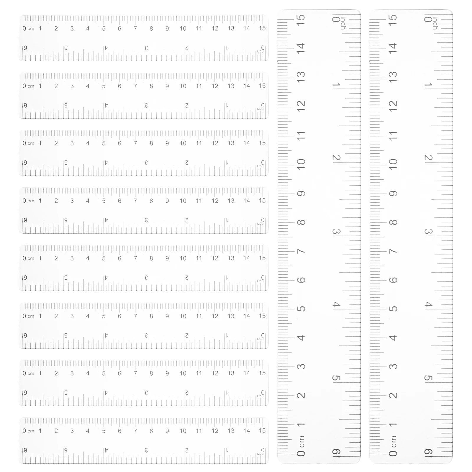 10 шт. 15 см линейка короткие линейки оптом для классной комнаты