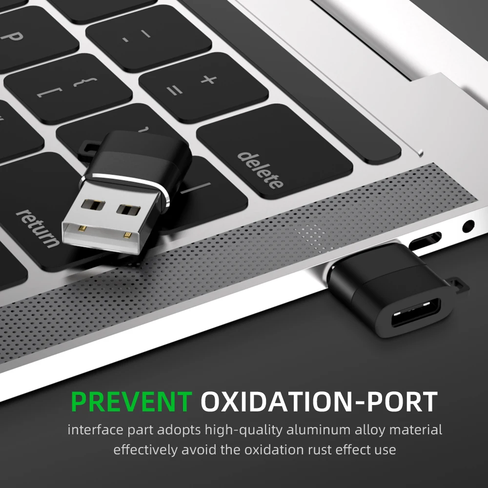 

USB C To USB 3.0 Adapter Portable Type-C Converter Can Be Used To Connect USB C Device With C-type Data Cable