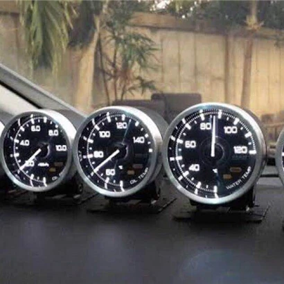 

Car Defi A1 6 in series Gauge ZD+6 gauges Volts Water Temp Oil Temp Oil Press Tachometer RPM Boost OBD2 meter