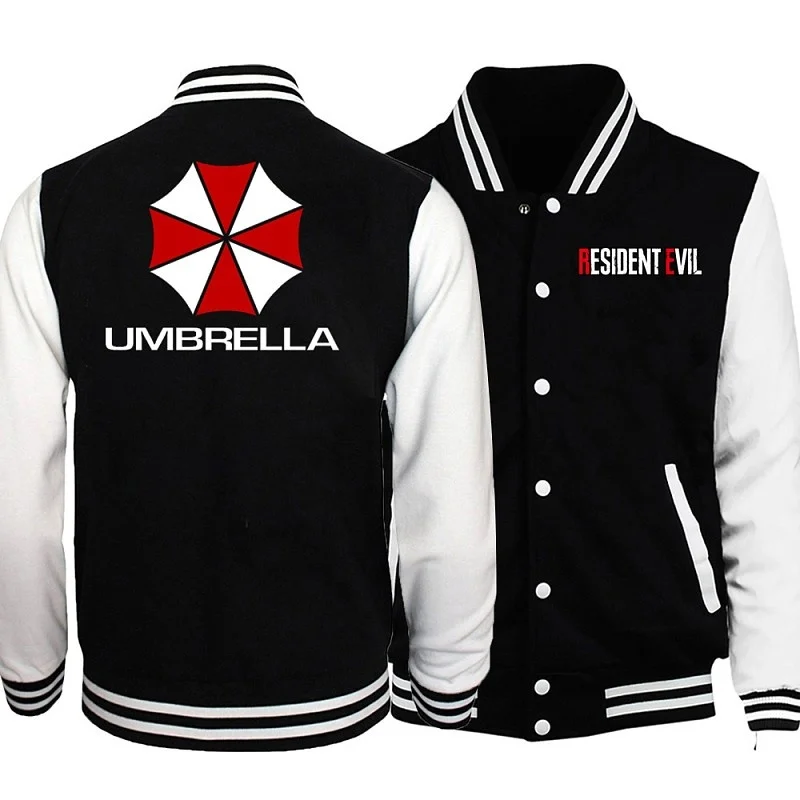 R-Resident E-Evils Umbrella Baseball Jacket Boys Girls Casua