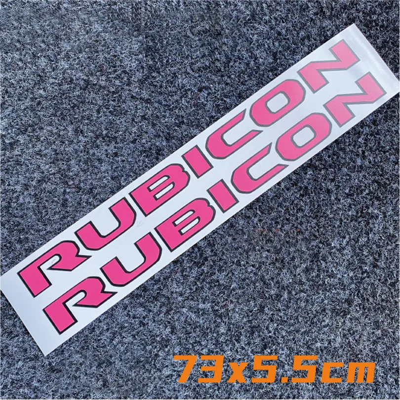 Пара светоотражающих матовых боковых наклеек на капот двигателя с надписью