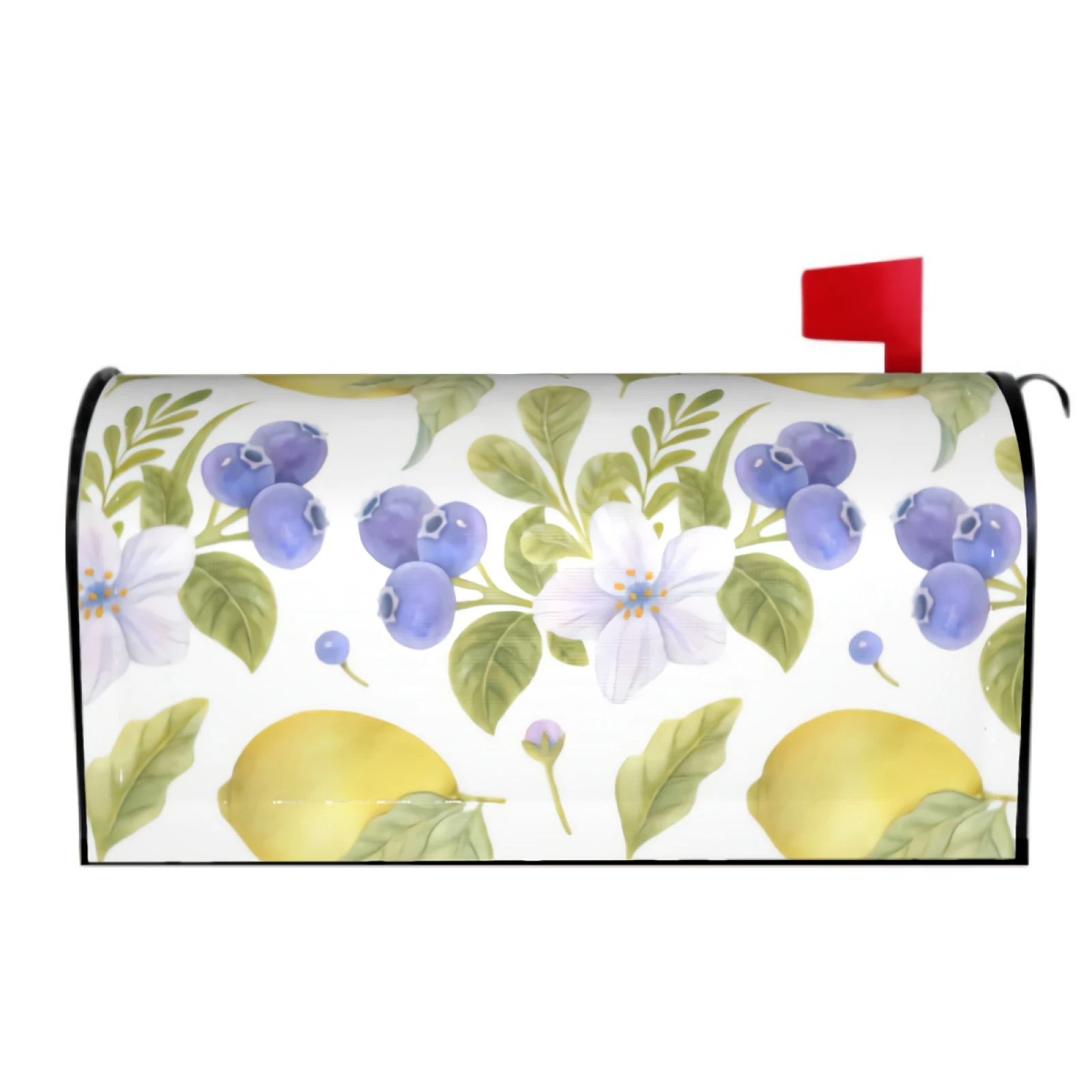 

Flowers Summer Farmhouse Decorative Mailboxes Wraps Post Letter Box Cover Standard Size 18x21 In for Outdoor Garden Yard