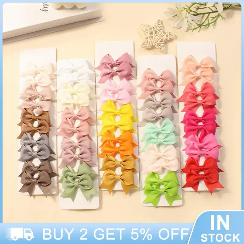 

Soft Creative Hair Clip Solid Ribbon Children's Solid Color Hairpin Handmade Hair Clip Best-selling Exquisite Butterfly Hairpin