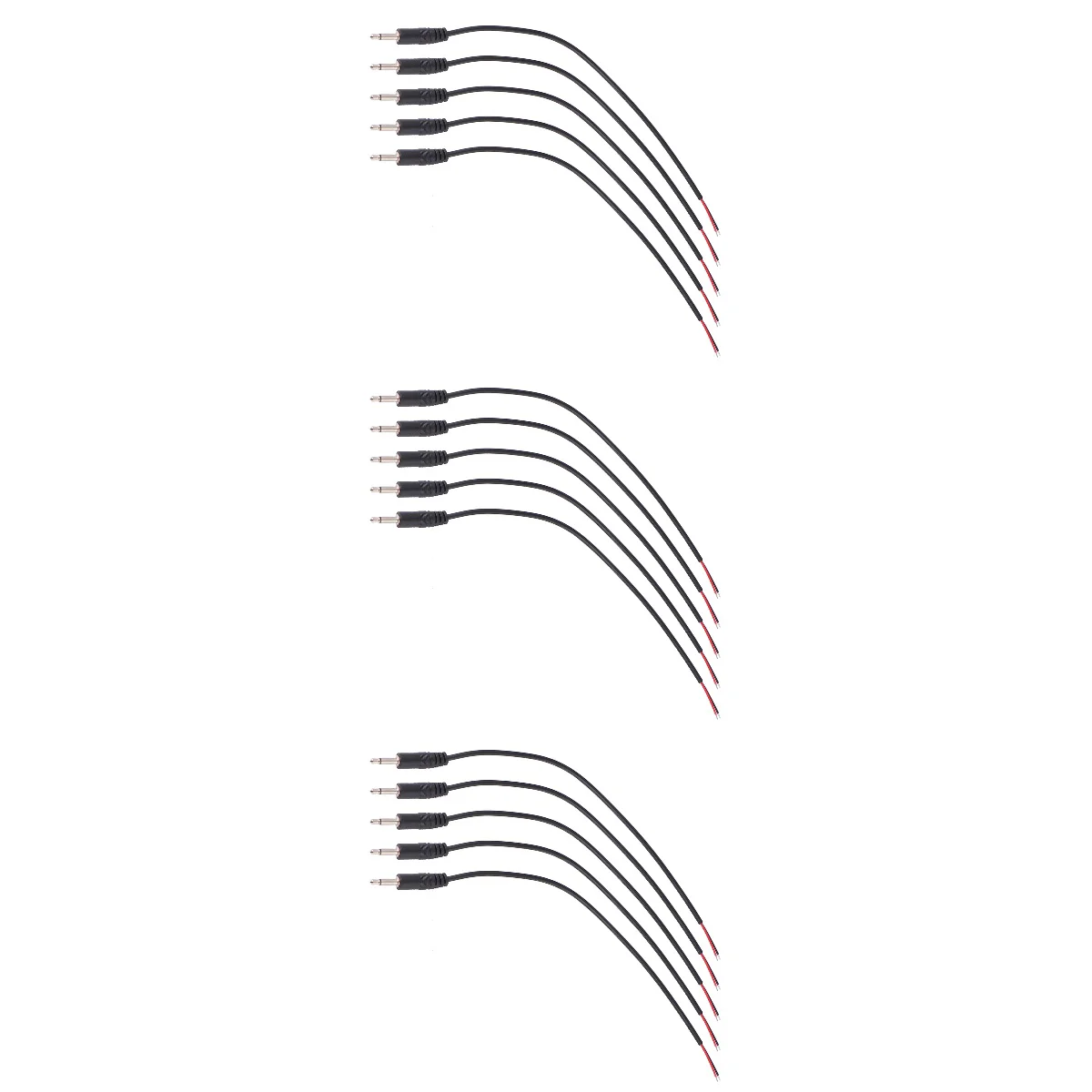 

Cable Audio 5Mm End Open Wire Bare Mic Plugadapter Jack Converter Female Headphone Connector Male Earphone Headset Speaker Mono