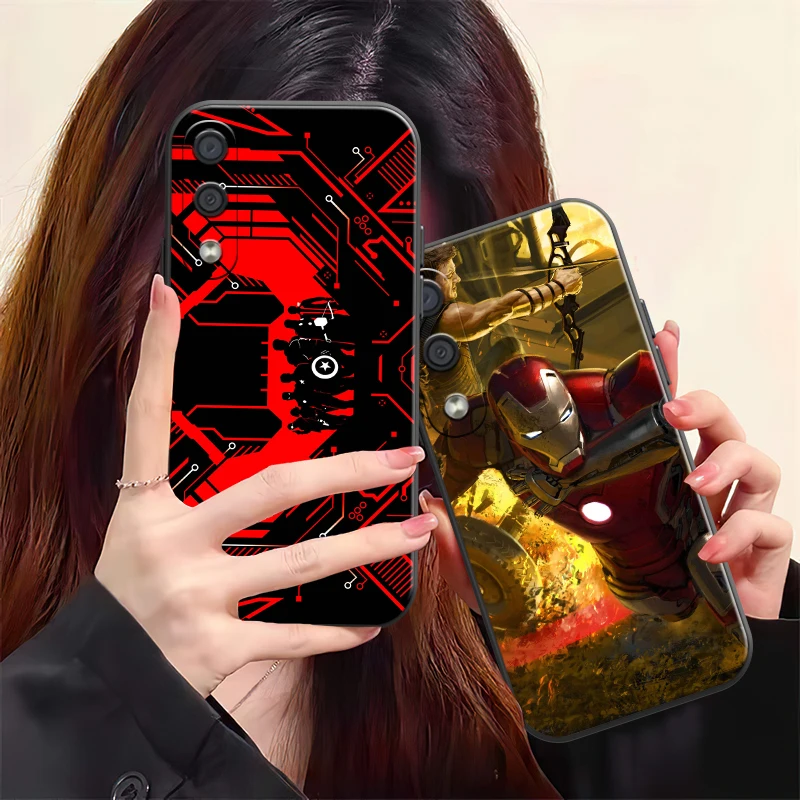 

Popular Marvel Phone Case For Samsung Galaxy A32 4G 5G A51 4G 5G A71 4G 5G A72 4G 5G Soft Black Back Carcasa Funda