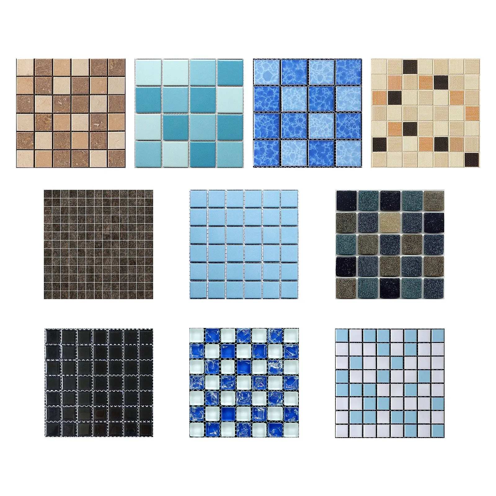 

10pcs Crystal Tile Self-Adhesive 3d Wall Sticker for Kitchen Wallpaper Living Room Bathroom Decor Murals Waterproof Stickers