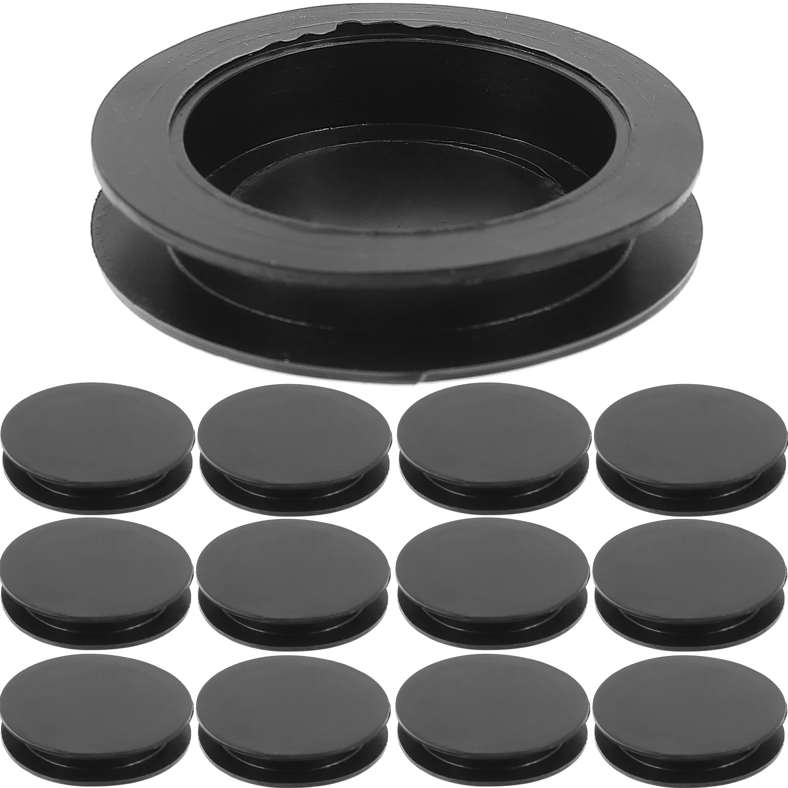 

40 Pcs Piggy Bank Bottom Cover Rubber Stopper Bank Supplies Round Saving Box Plug Pvc Piggy Bank Hole Plugs