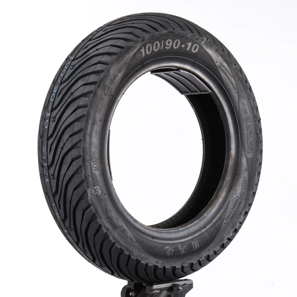 

100/90-10 semi-hot melt tires for electric motorcycles electric bicycles with excellent drainage performance tubeless tires