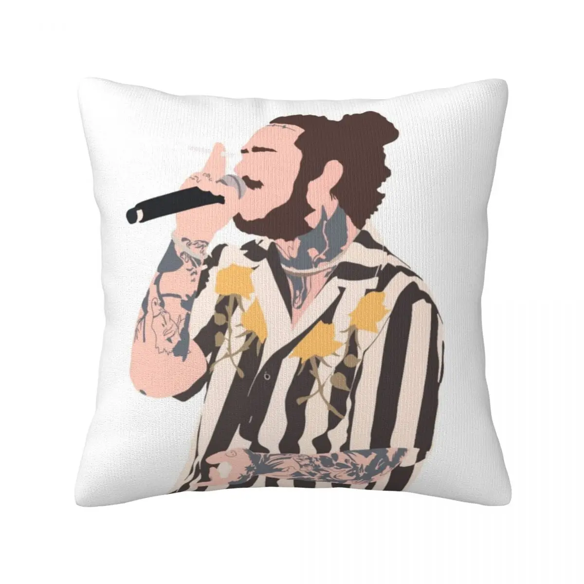 

Post Malone Rapper Song крутая Подушка Чехол веер искусство дикий концерт петь летняя цветная подушка чехол полиэстер кровать на молнии чехол