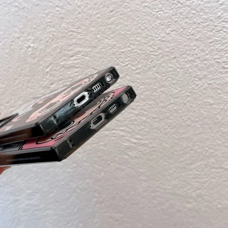 Акриловый защитный чехол с мультяшной куклой для Samsung Galaxy S22U S23U S24 Ultra S24+ Plus Shell MagSafe