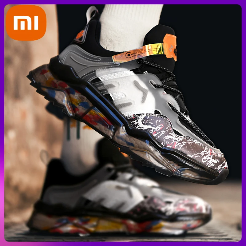 

Кроссовки Xiaomi мужские для тенниса, повседневная обувь, роскошные дышащие, для тренировок, гонок, лоферы, обувь для бега