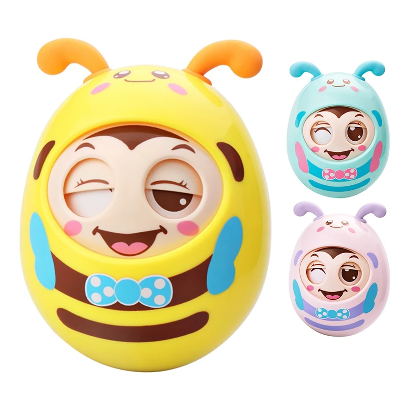 

Baby Toys 6 To 12 Months Developmental Little Bee Tumbler Wobbler Toys For Boys Girls Toddlers Gifts