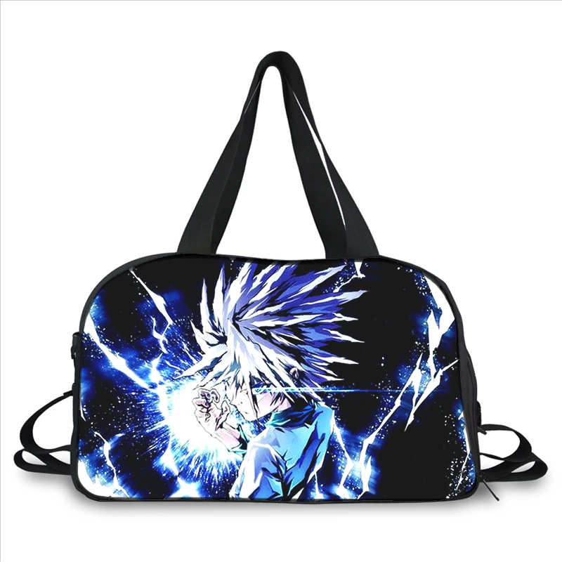 HUNTER×HUNTER Killua Zoldyck 3D printing fashion trend portable large capacity multi-function messenger bag travel bag
