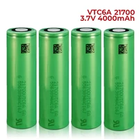 20pcs 100 original high power inr21700 vtc6a 3 7v 4000mah li ion rechargeable battery 15c discharge for ebike battery pack