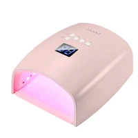 48w rechargeable nail lamp red light s10 gel lacquer dryer machine manicure light wireless nail uv led lamp