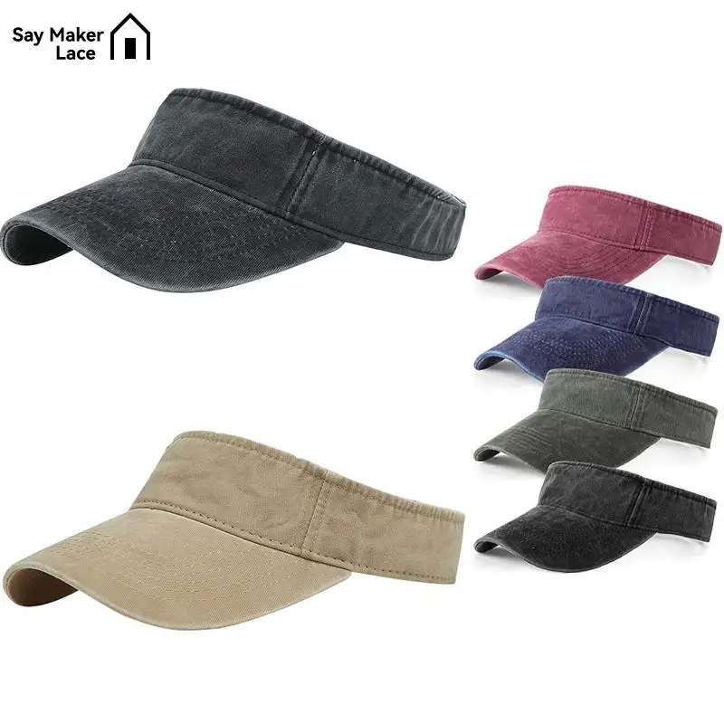 

Tennis Caps Men Women Adjustable Sport Headband Classic Sun Sports Visor Hat Running Caps Tennis Beach Hat Outdoor Sports Hat