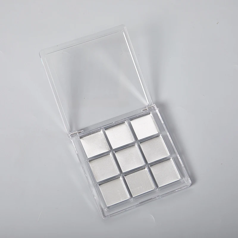 

9 Grids Empty Eyeshadow Palette Eye Makeup Storage Dish For Women Girls Makeup Beginners DIY Eye Shadow Tool