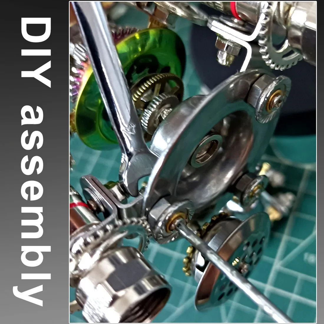 3D головоломка механическая ракетка кролика дисплей металлическая модель