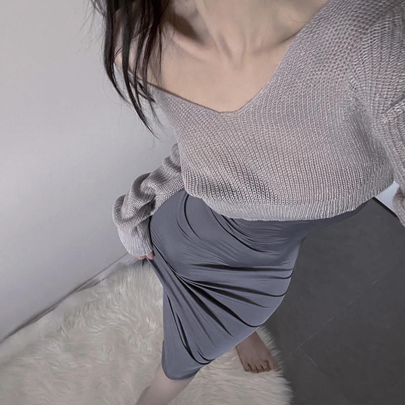 Женское платье с открытой спиной Paloli сексуальное японское аниме Косплей Пижама