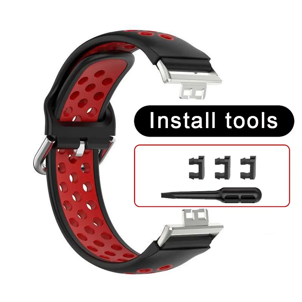 Strap For Huawei Watch Fit Soft Silicone Smartwatch Breathable Watchband Bracelet Wrist Band Accessories