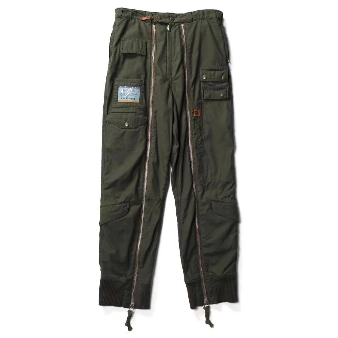 

MIHARA YASUHIRO Sanyuan Kangyu MMY Japanese Double Color Multi Pocket Zipper Men's Cargo Pants Casual Safari Style Trousers